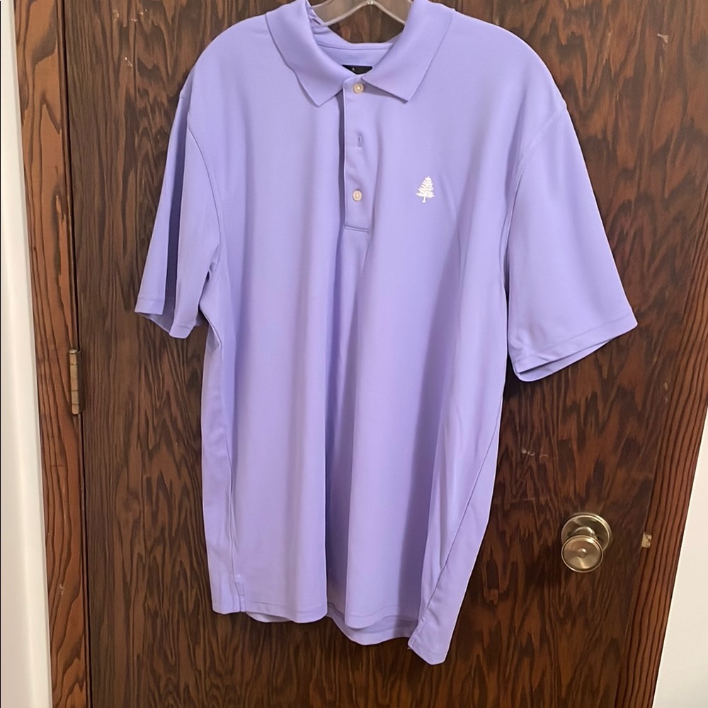 Greg Norman Collection Purple Polo Shirt Classic Design
